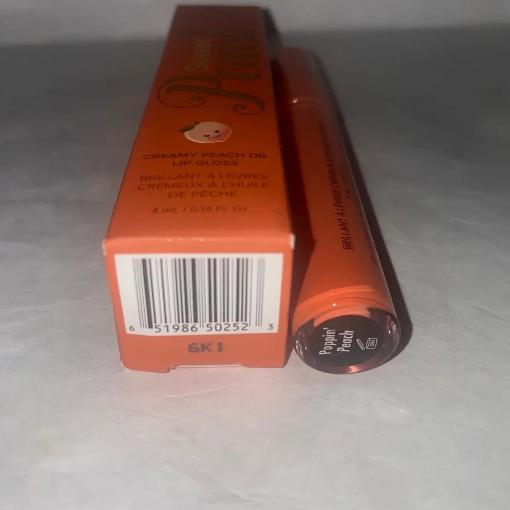 TOO FACED Sweet Peach Creamy Oil Lip Gloss 0.14oz NIB Poppin’ Peach $25 NIB